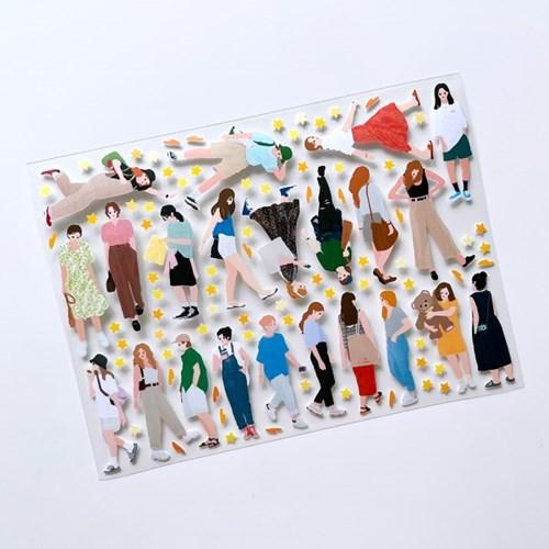 몸짓_길을걷다(여름) 씰스티커