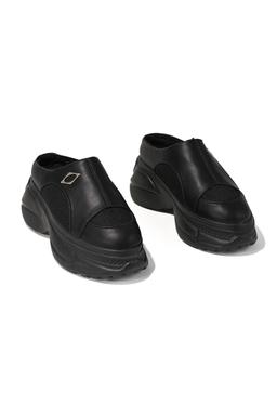 RHOMBUS WINTER MULES_BLACK