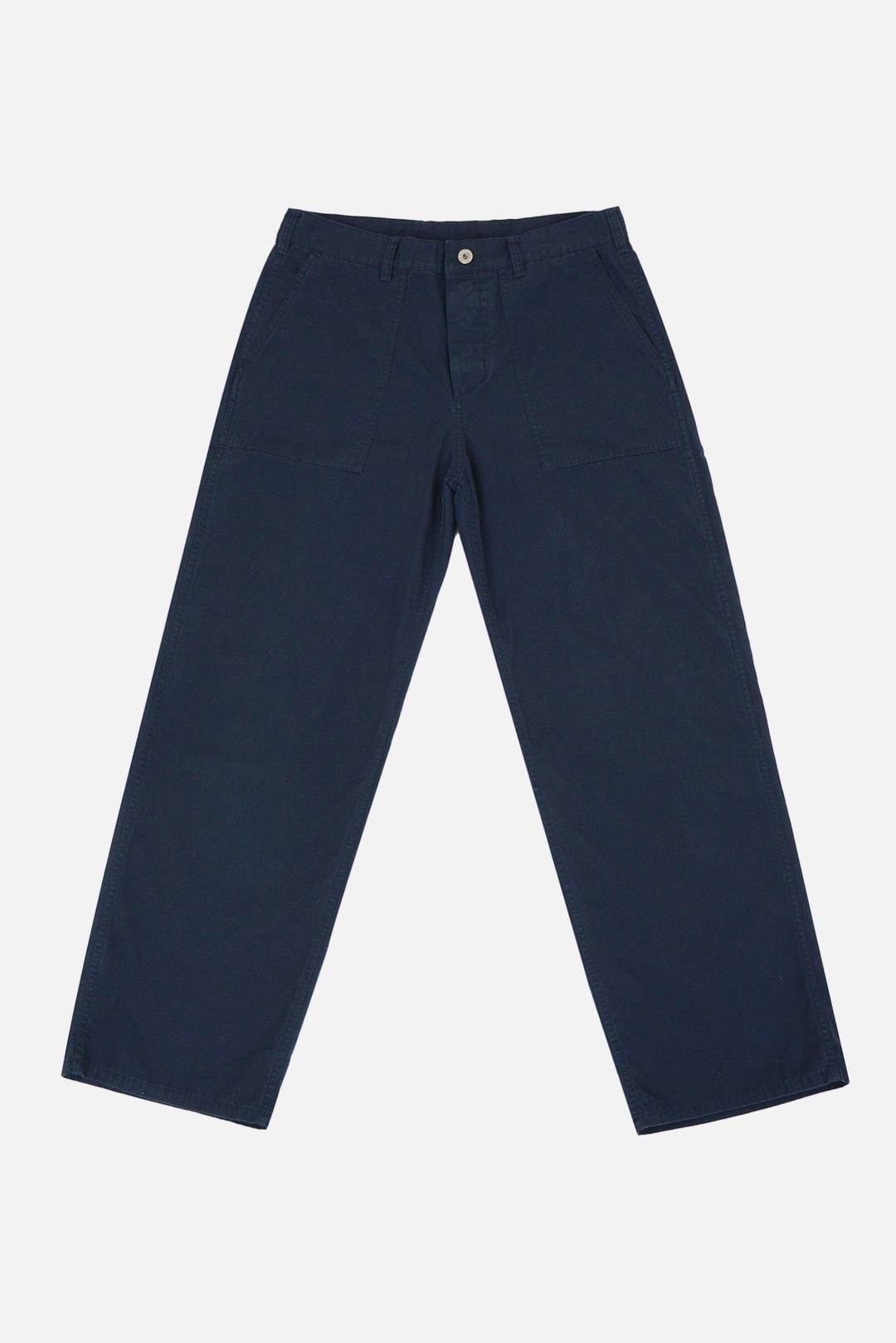 OSCITARE Chinch Back Fatigue Chino Pants "Navy\" 오시타레 친치 백 퍼티그 치노 팬츠 \"네이비\"