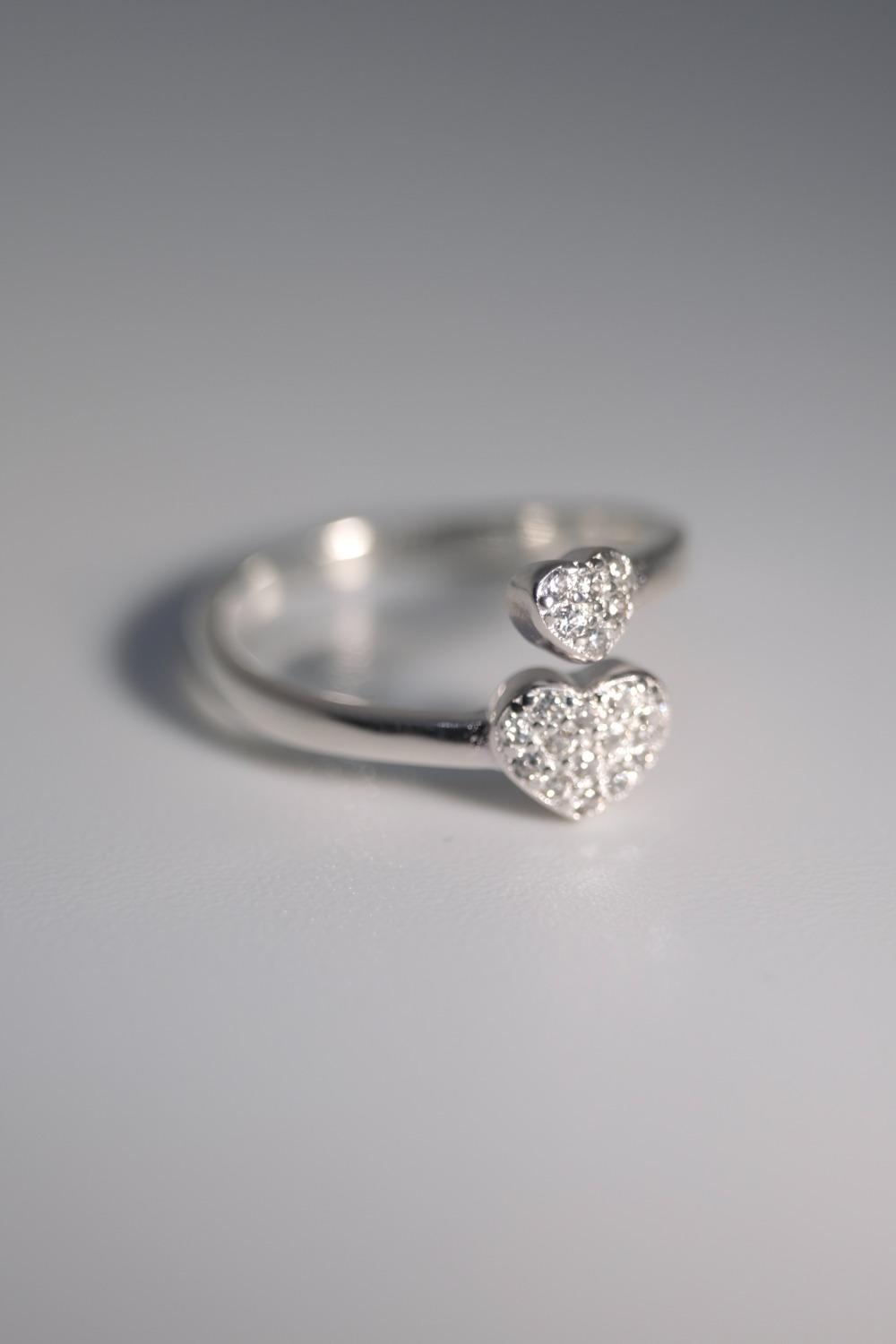 [당일 배송] Heart hug open ring