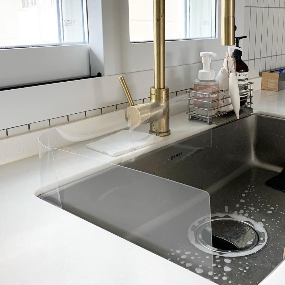 클리어가드 싱크대 물막이 설거지 BrandA 설거지 물튐방지 물펜스 쏜언니마켓