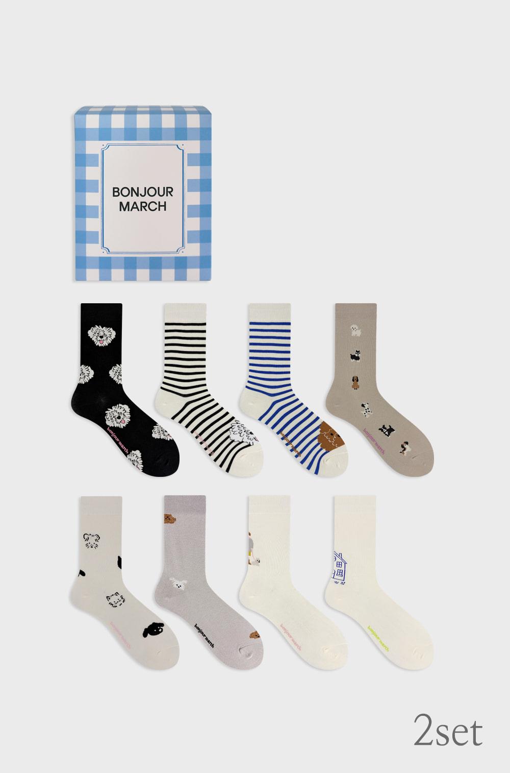 Puppy socks 2set