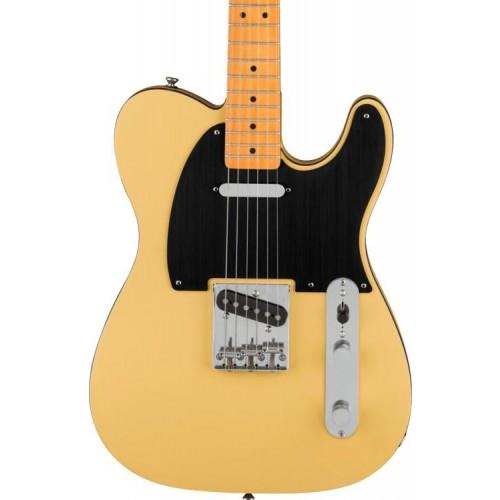 [관부가세포함] Squier 40th Anniversary Telecaster Electric Guitar, Vintage Edition Satin Vintage Blonde with Maple Fingerboard