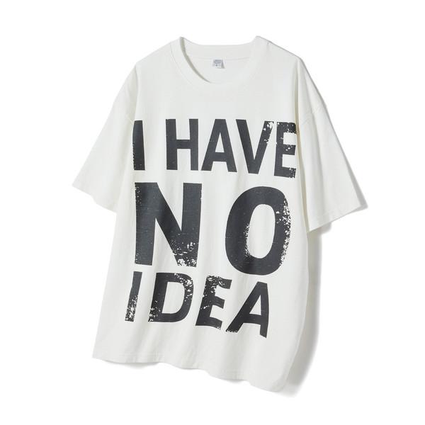 no idea tee white