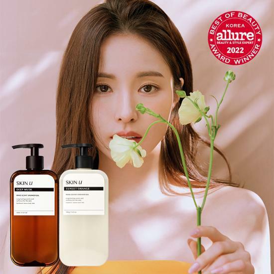 스킨유 잔향코팅 퍼퓸샤워젤 500g 6종 택1