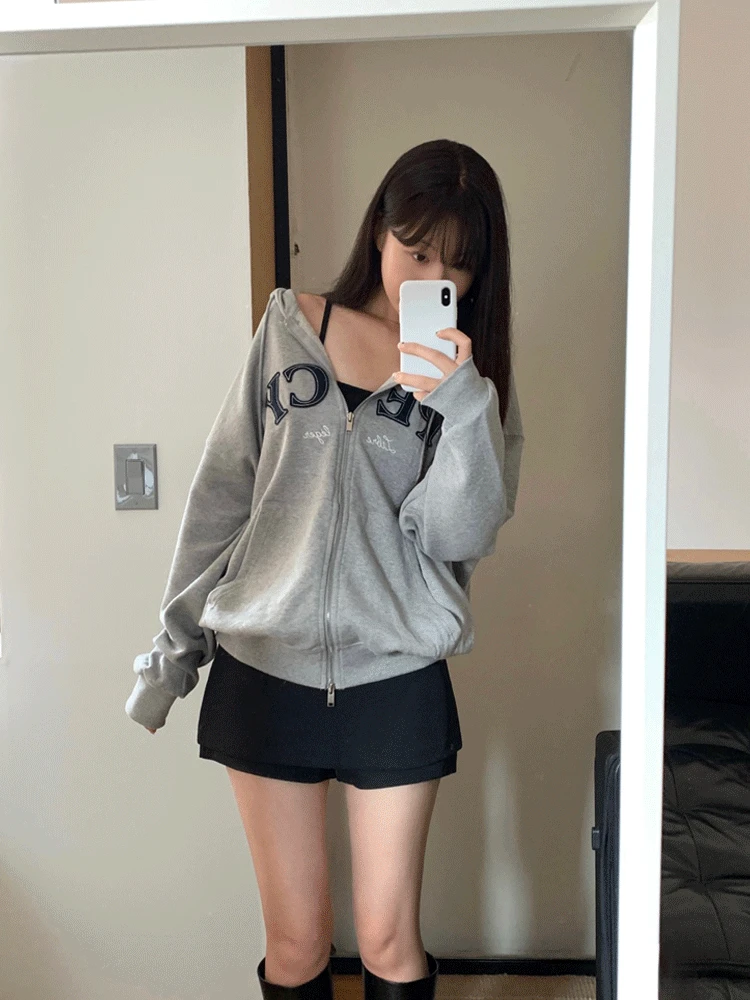 [🎤셀럽코디/꾸안꾸] 페페 후드 집업 (투웨이 지퍼)