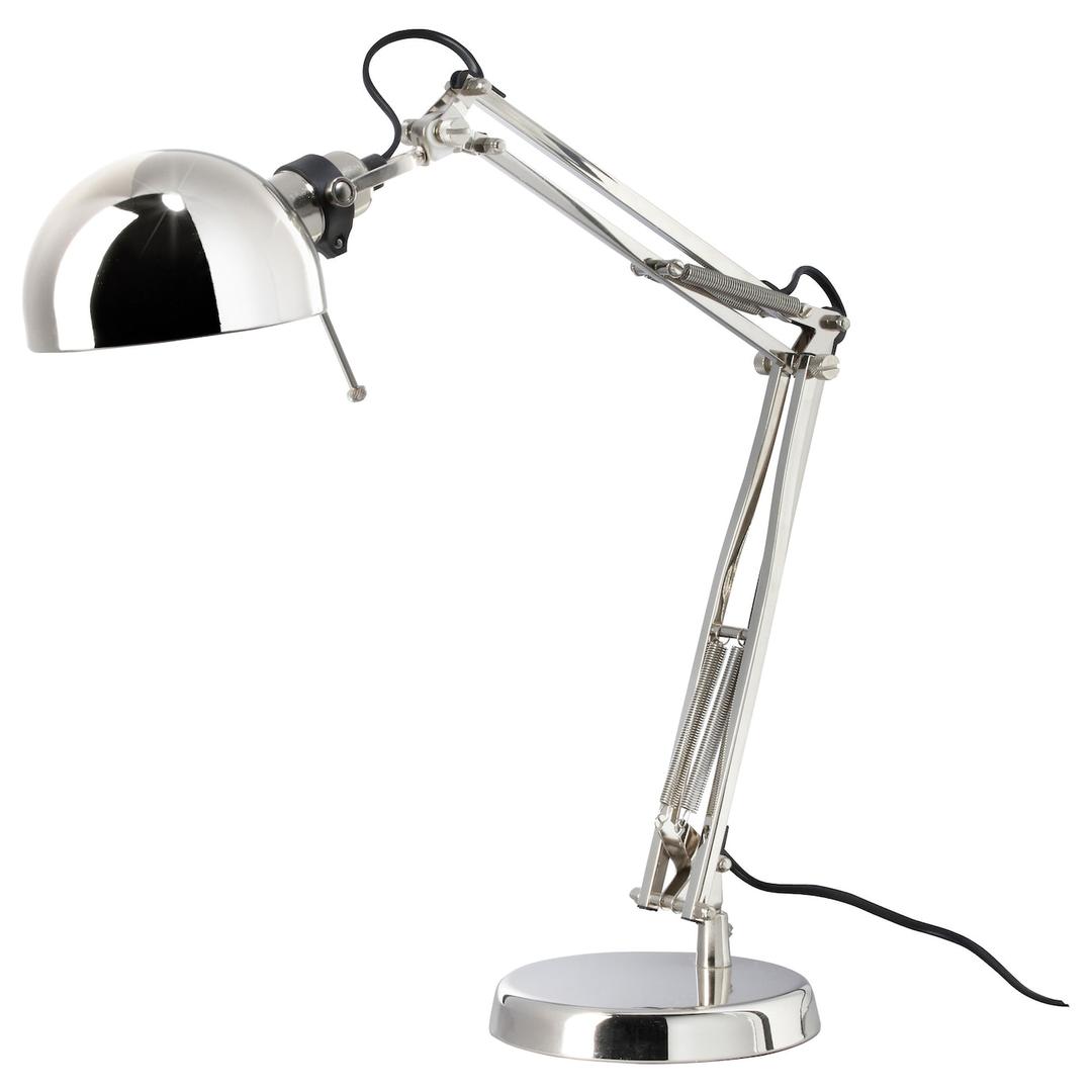 FORSÅ Work lamp - nickel-plated