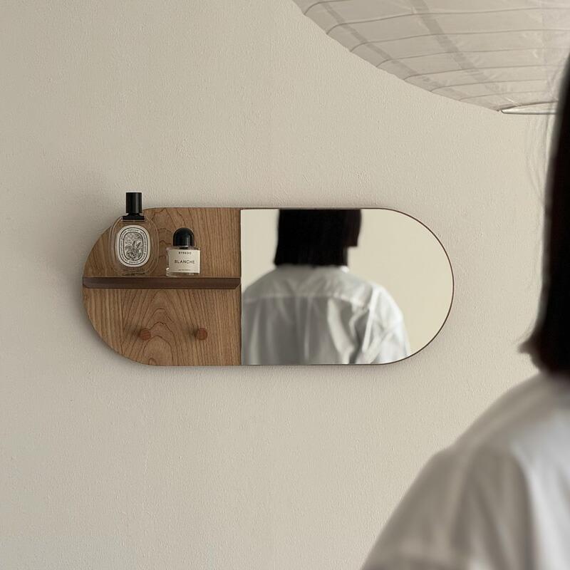 【楽天市場】予約販売5月下旬～6月上旬頃発送予定 オーバル ウッド ウォールミラー 壁掛け【ART OF BLACK】：ART OF BLACK