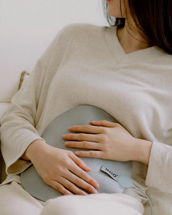 [INKO] 스웨이드 양면발열 휴대용 전기방석 PD-S270