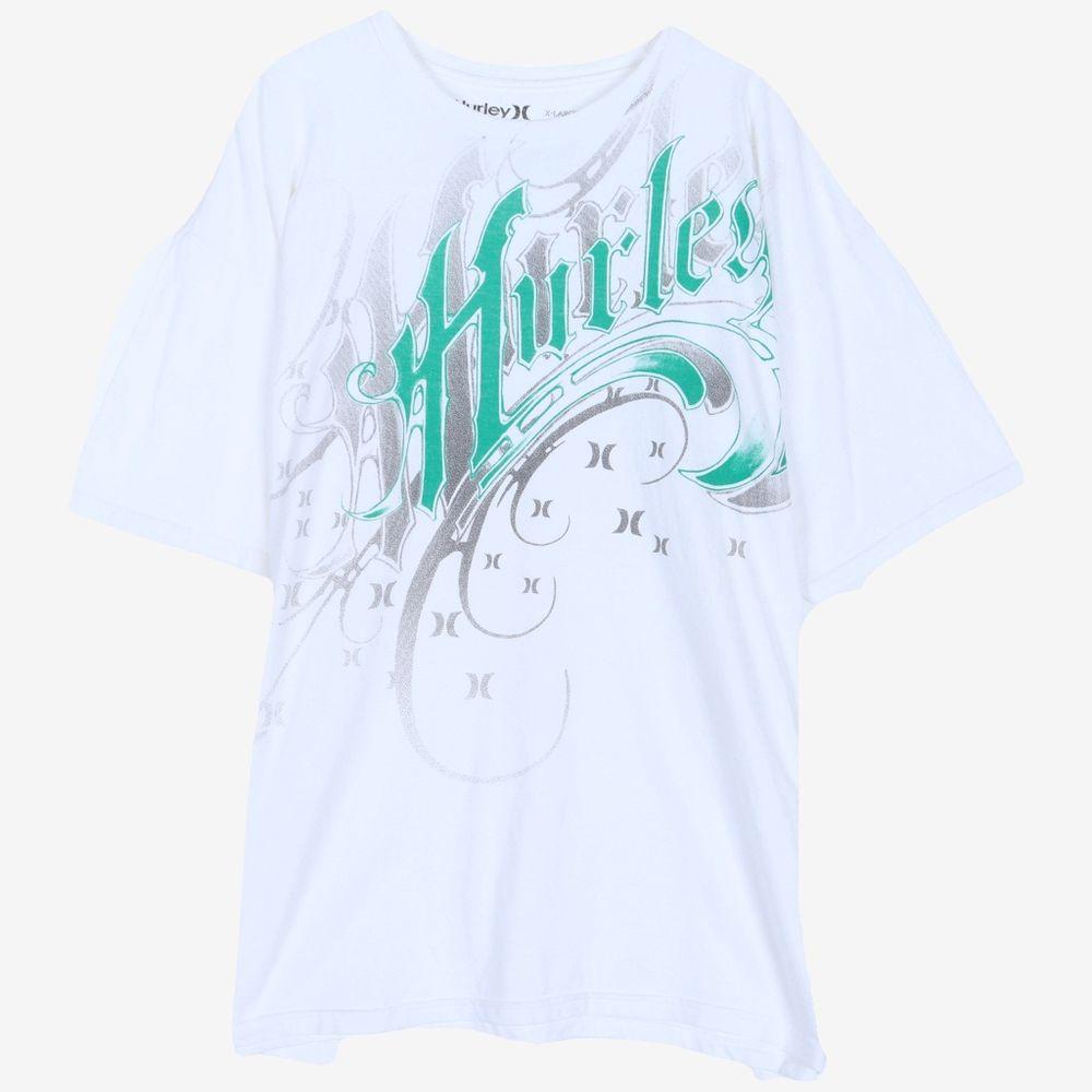 HURLEY면 100% 프린팅 반팔 티UNISEX(XL)