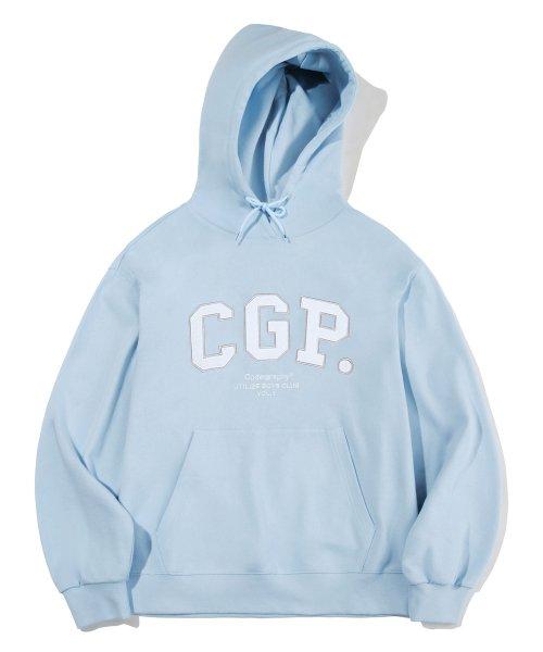 CGP 아치 로고 후디_스카이블루