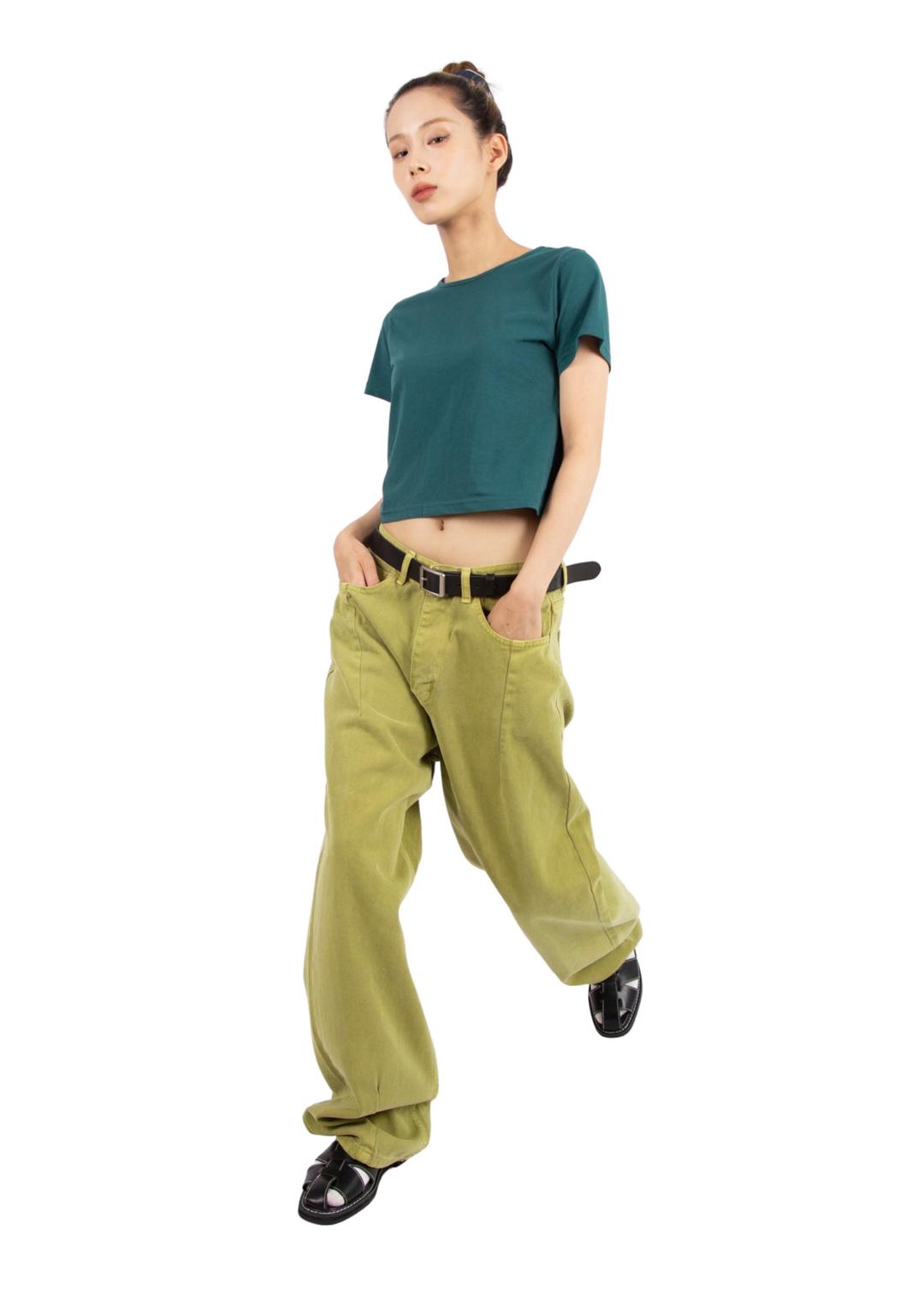 STRUCTURED CURVE JEANS