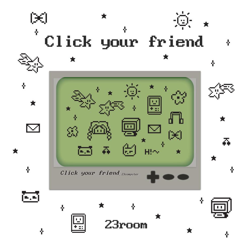 click your friend sticker