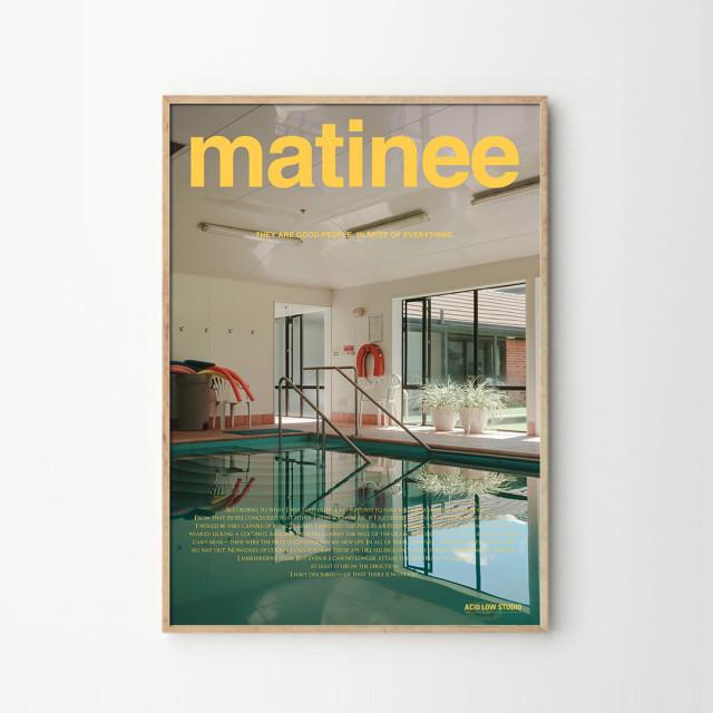 애시드로우 인테리어포스터 거실포스터 스튜디오액자 MATINEE