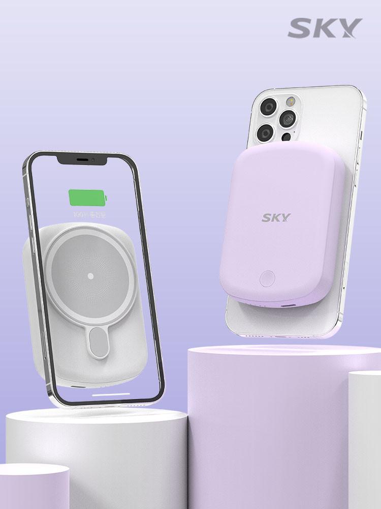 스카이 필 WX1MAG 20W 아이폰 고속충전 맥세이프 보조배터리 10000mAh