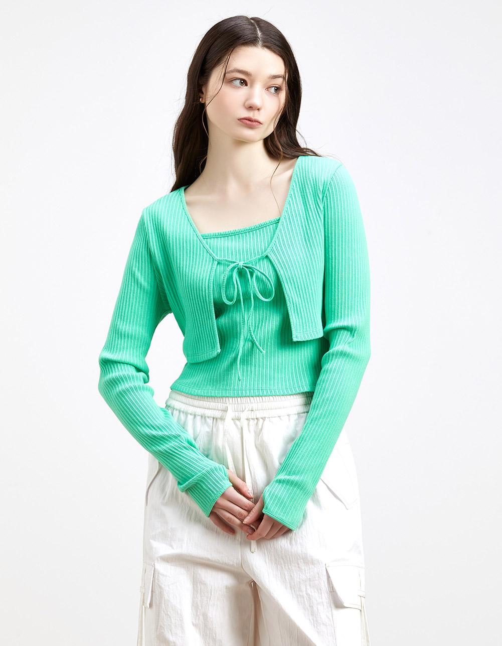 [TOINQ]_T240MST901W_크롭 가디건