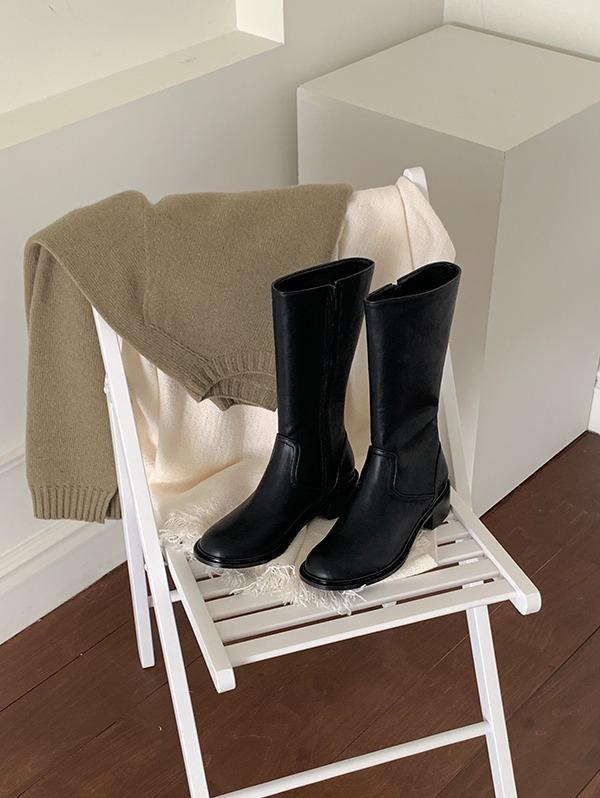 르모어 [Select/3천장 돌파] 트렌 미들 부츠 (black)