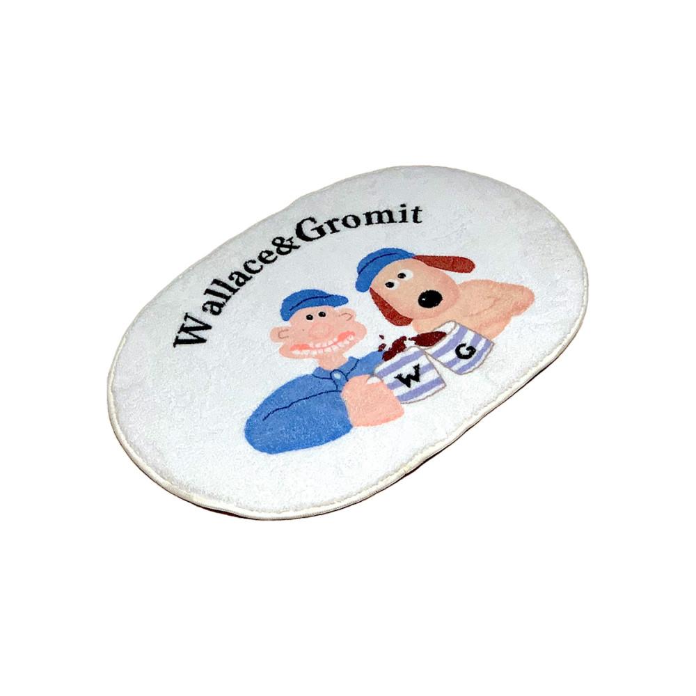 윌레스와 그로밋 러그 침실 거실 주방 원형러그 발매트 캐릭터러그 미니러그