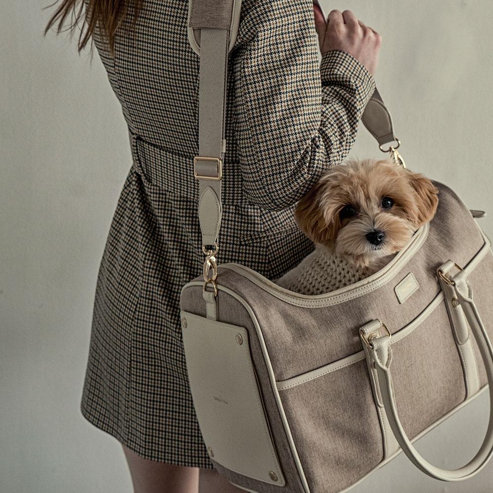 밀리옹 겟어웨이 강아지 고양이 이동가방 샌드 S/M/L