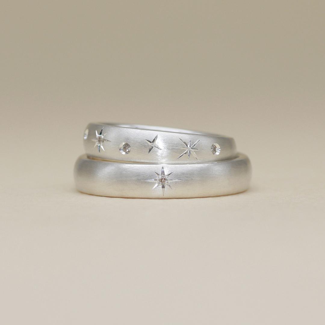 Among The Stars Couple Ring Set_SV