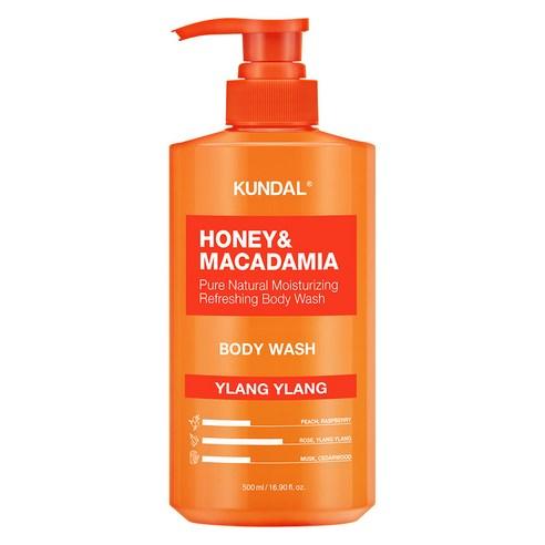 쿤달 허니 앤 마카다미아 퓨어 바디워시 일랑일랑향, 500ml, 1개 - 바디워시 | 쿠팡