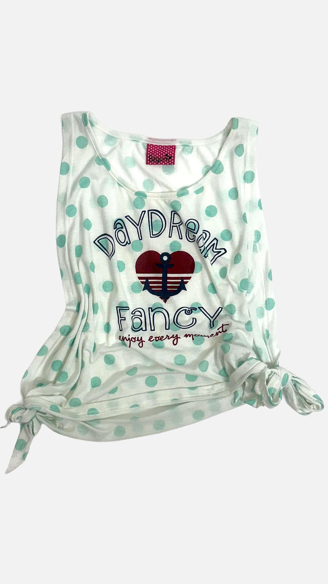 Polka Dot Cut-Out Sleeveless