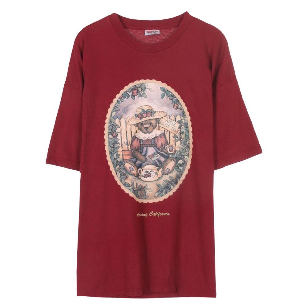 retro bear graphic tee
