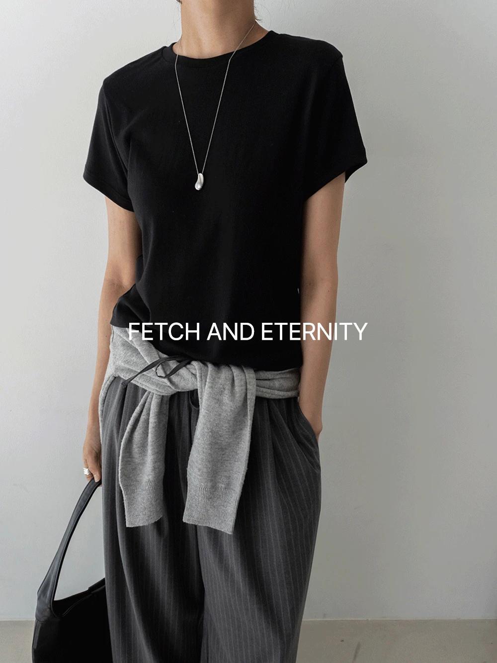 [FE]Plain Cropped T-shirt