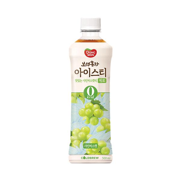 동원 보성홍차 아이스티 제로 샤인머스캣 500mL x 6병