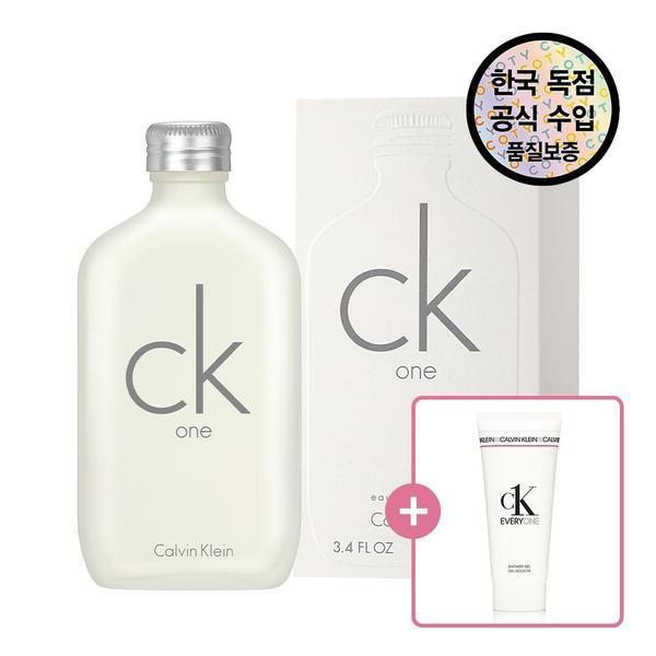 [공식수입원] 캘빈 클라인 씨케이 원 EDT 100ML (+ 씨케이에브리원샤워젤100ml
