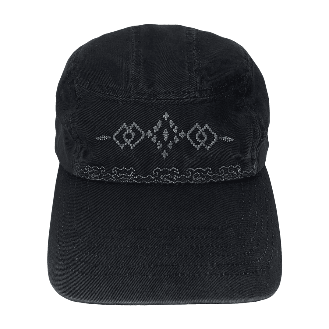 TCM ethnic 3 panel cap (black)