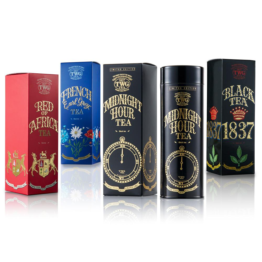 [TWG공식몰] 1837 블랙티 프렌치 얼그레이 실버문 레드오브아프리카 - 잎차