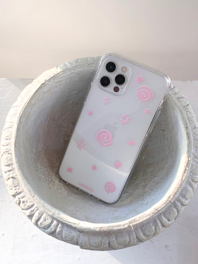 yinyang 뱅글 젤하드케이스 (pink)