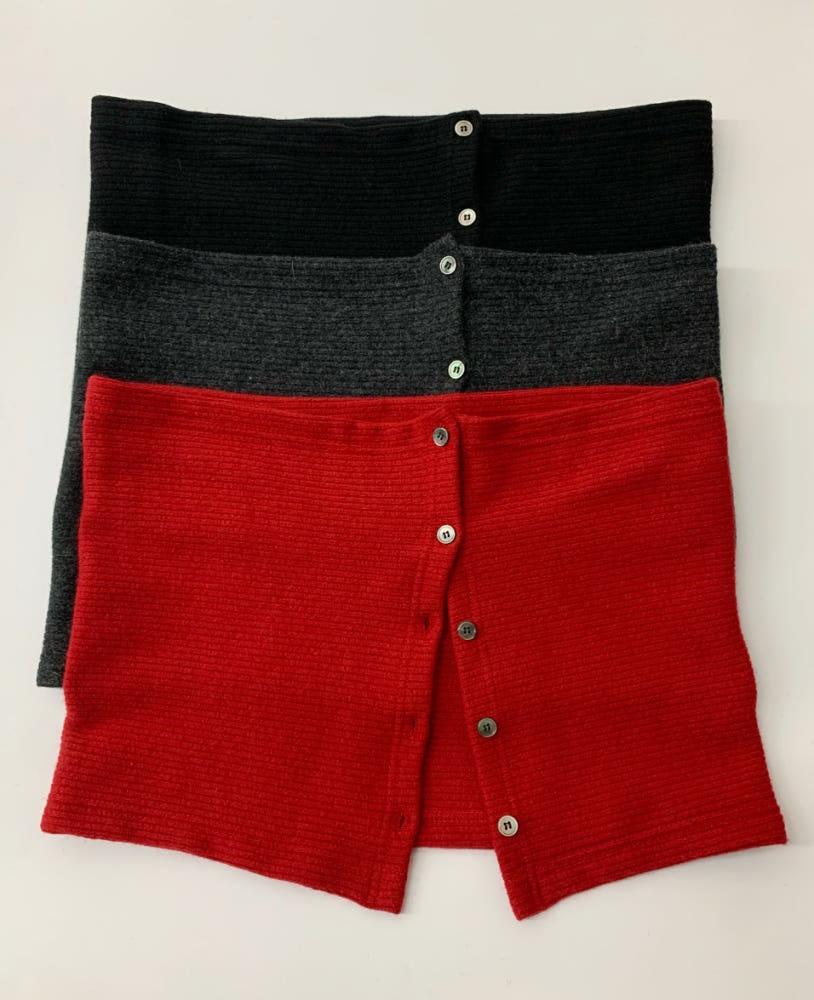 [made] wool 100 layered wrap sk (3C)