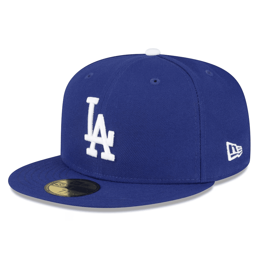 Men's Los Angeles Dodgers New Era Royal Throwback Authentic Collection 59FIFTY Fitted Hat