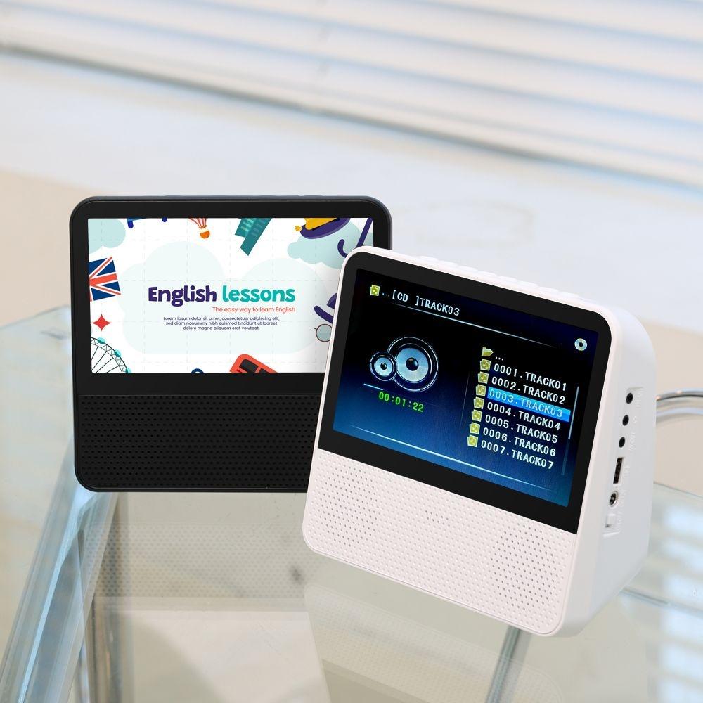 휴대용 탁상용 무선 DVD플레이어 SDV700 TV출력 지원 리모컨 포함