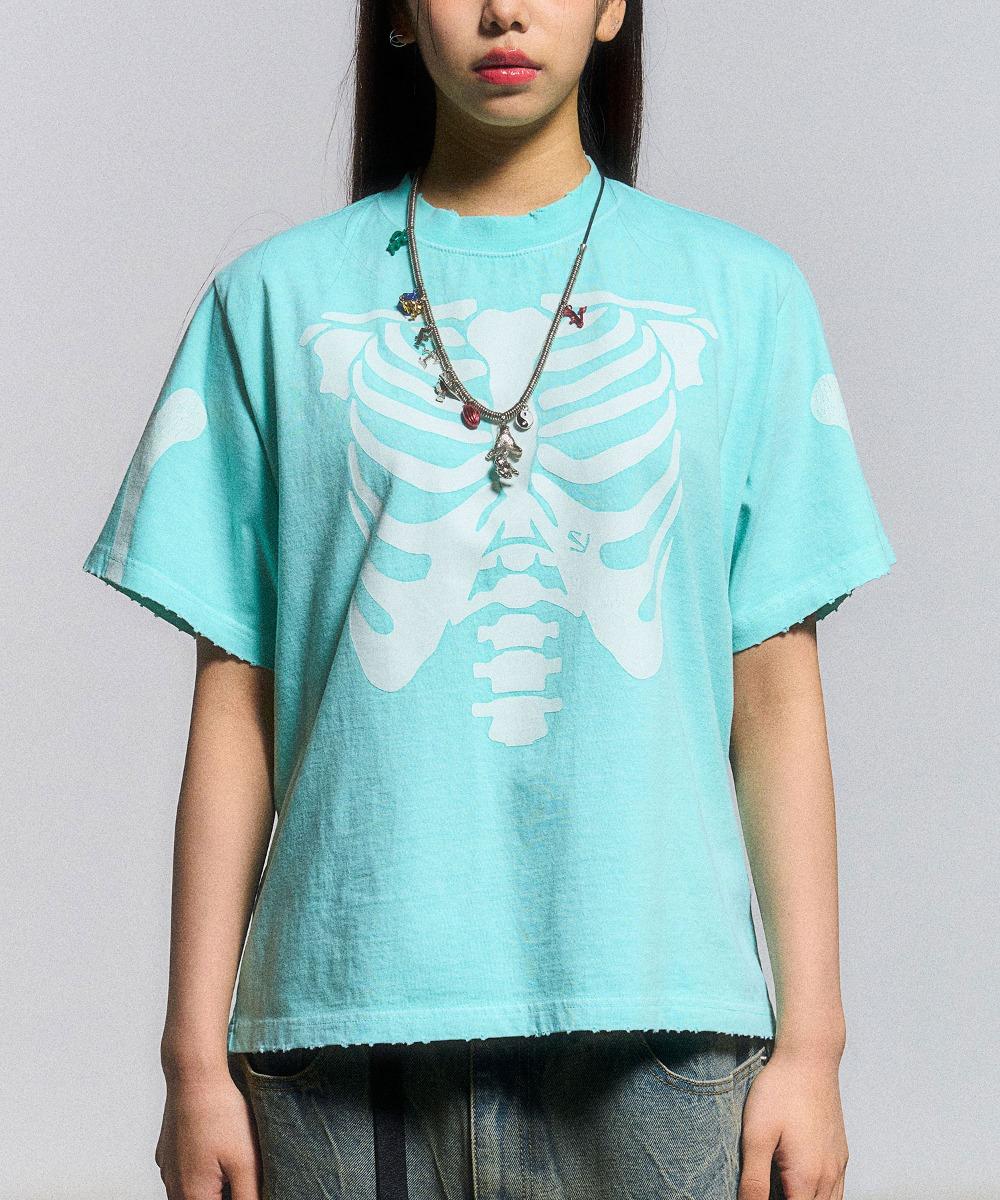 RIB CAGE T SHIRT_MINT