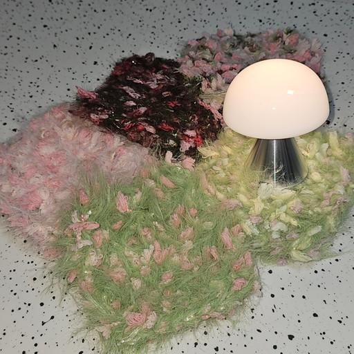 [뜨개 티코스터] 꽃밭 티코스터