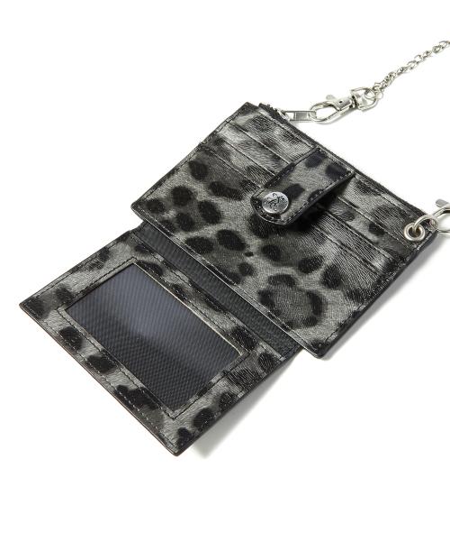 NYX CHAIN WALLET CHARCOAL