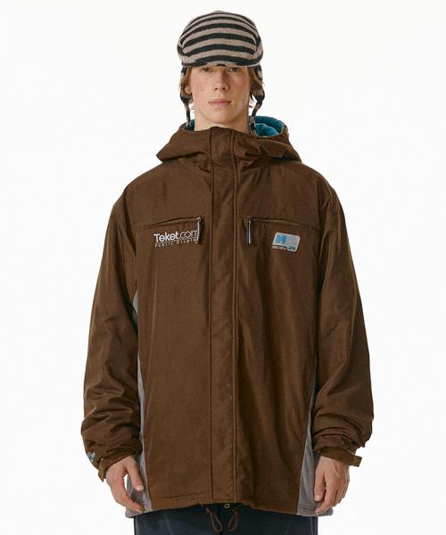 Public Display Bench Jacket Brown