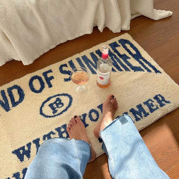 [자체제작] 영원한 계절의 우리 터프팅 러그 발매트 2colors