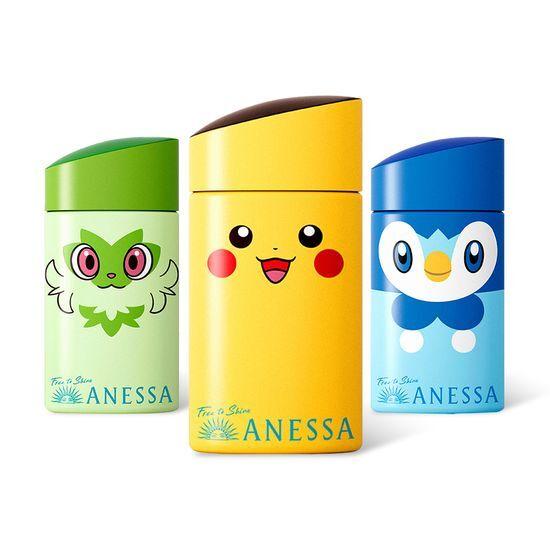 아넷사 퍼펙트 UV 선스크린 스킨케어 밀크 NA 60ml (피카츄/팽도리/나오하) 3종 택 1
