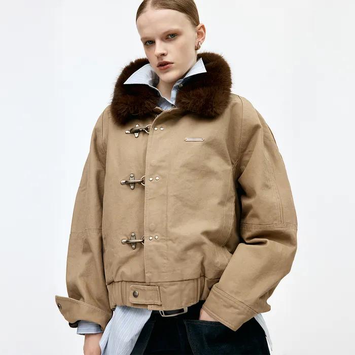 UNISEX ORTEGA WASHED COTTON JACKET awa712u(BEIGE)