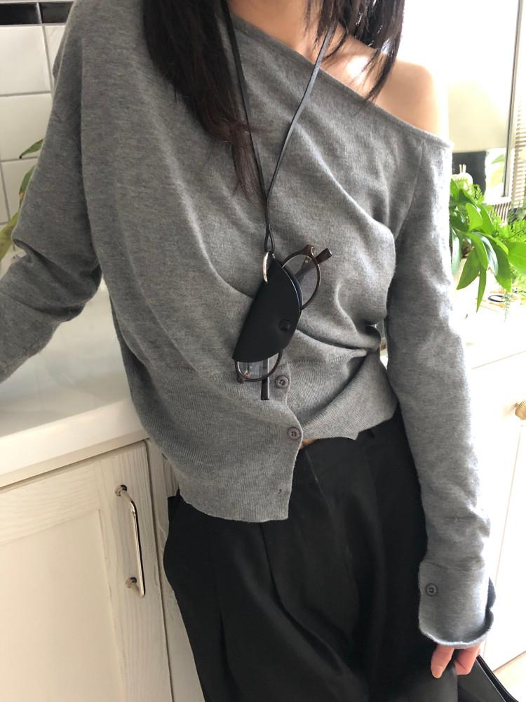 [둥그런] 하프 문 안경 홀더 스트랩 (3 color) - 선글라스 케이스 안경 홀더 백참 키홀더 안경줄