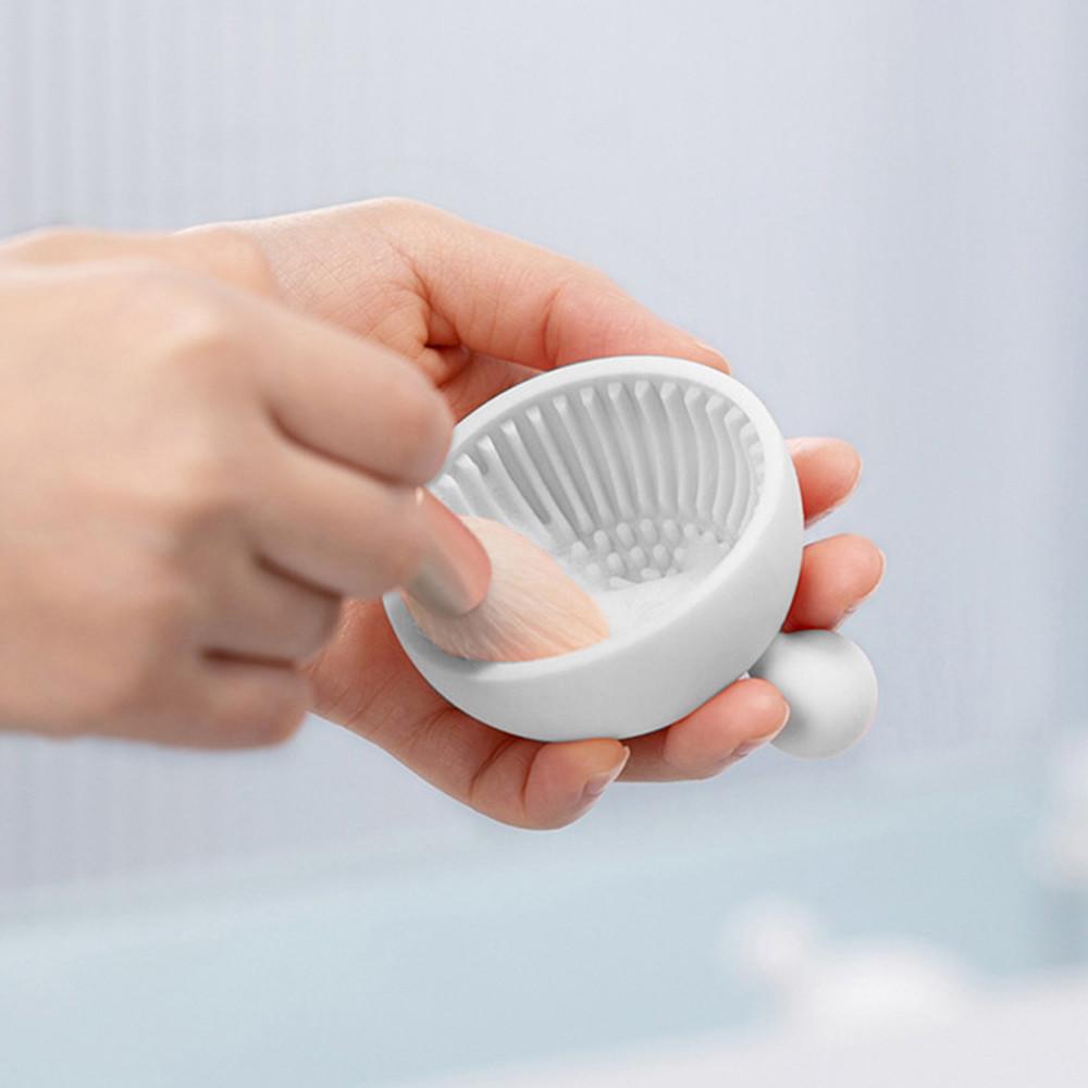 메이크업 브러쉬 세척 패드 실리콘
