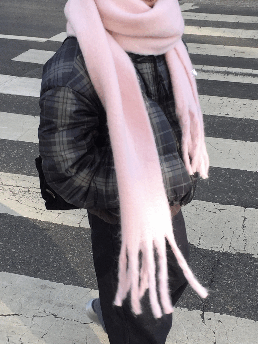 구름 헤비 프린지 머플러 (2c)