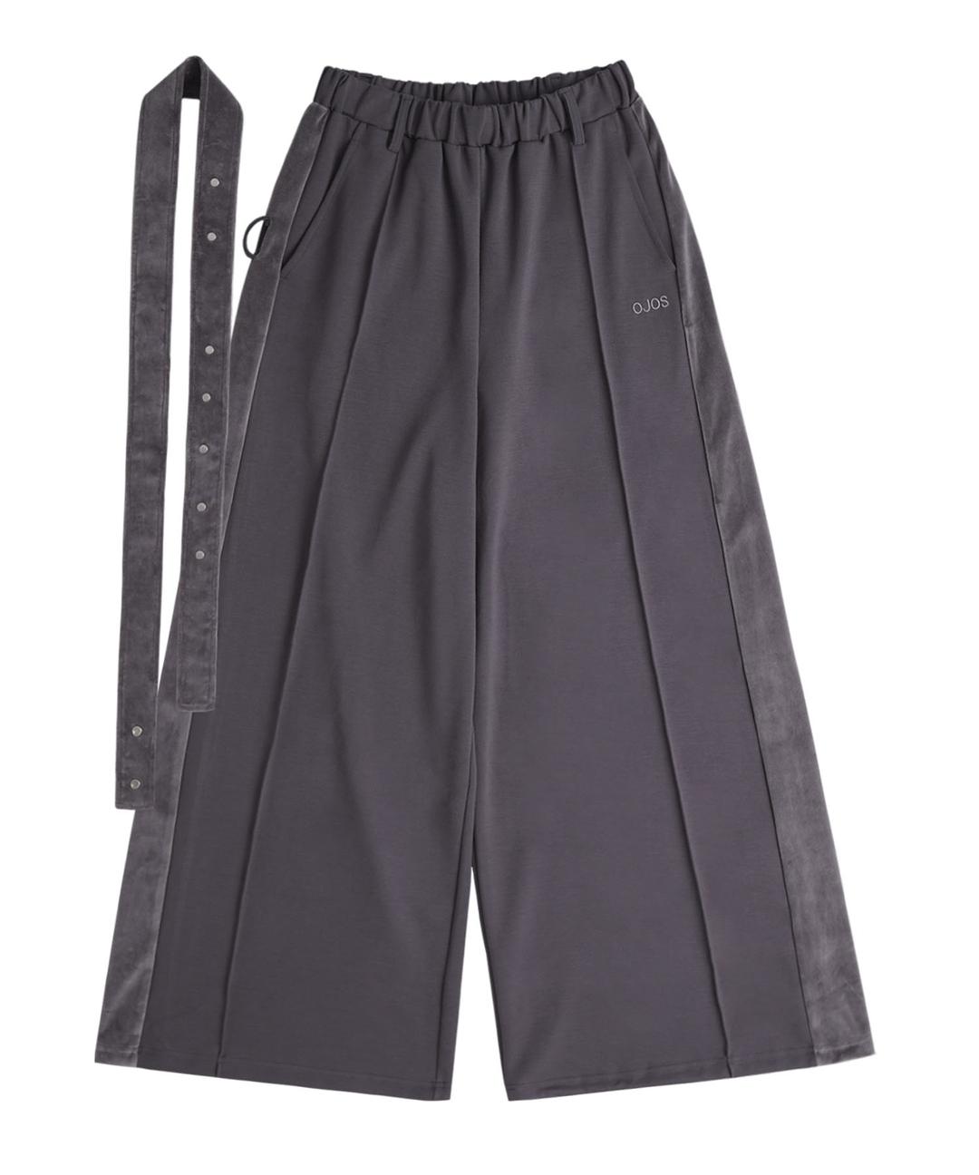 [PREVIEW] Belt Wide Sweat Pants / Charcoal