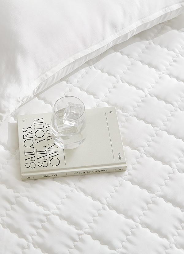 [오늘의특가]그라스 3COLOR 풍기인견 여름 누빔패드(SS)(Q)