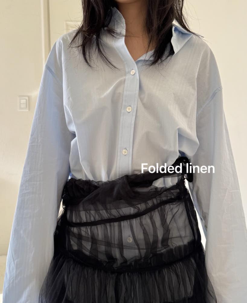 Neuadult 노이어덜트 아르망 셔츠 칼라넥 루즈핏 무지 스트라이프 셔츠(2color)