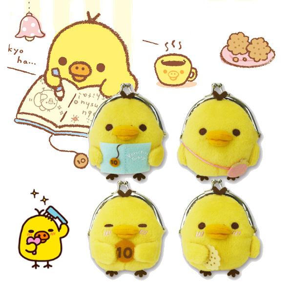 리락쿠마 키이로이토리-코인파우치-